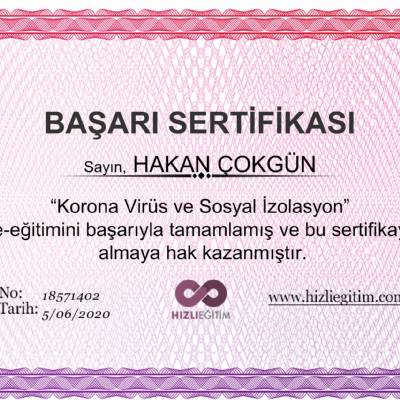 Sertifikalarımız
