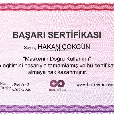 Sertifikalarımız