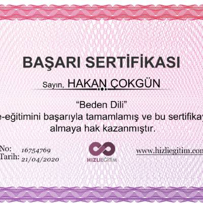 Sertifikalarımız